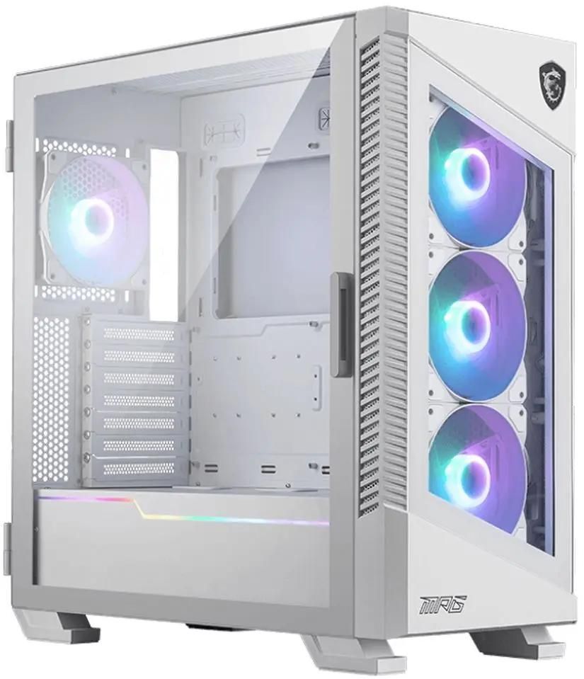 Корпус E-ATX MSI MPG VELOX 100R WHITE, Midi-Tower, без БП,  белый [306-7g18w21-809]